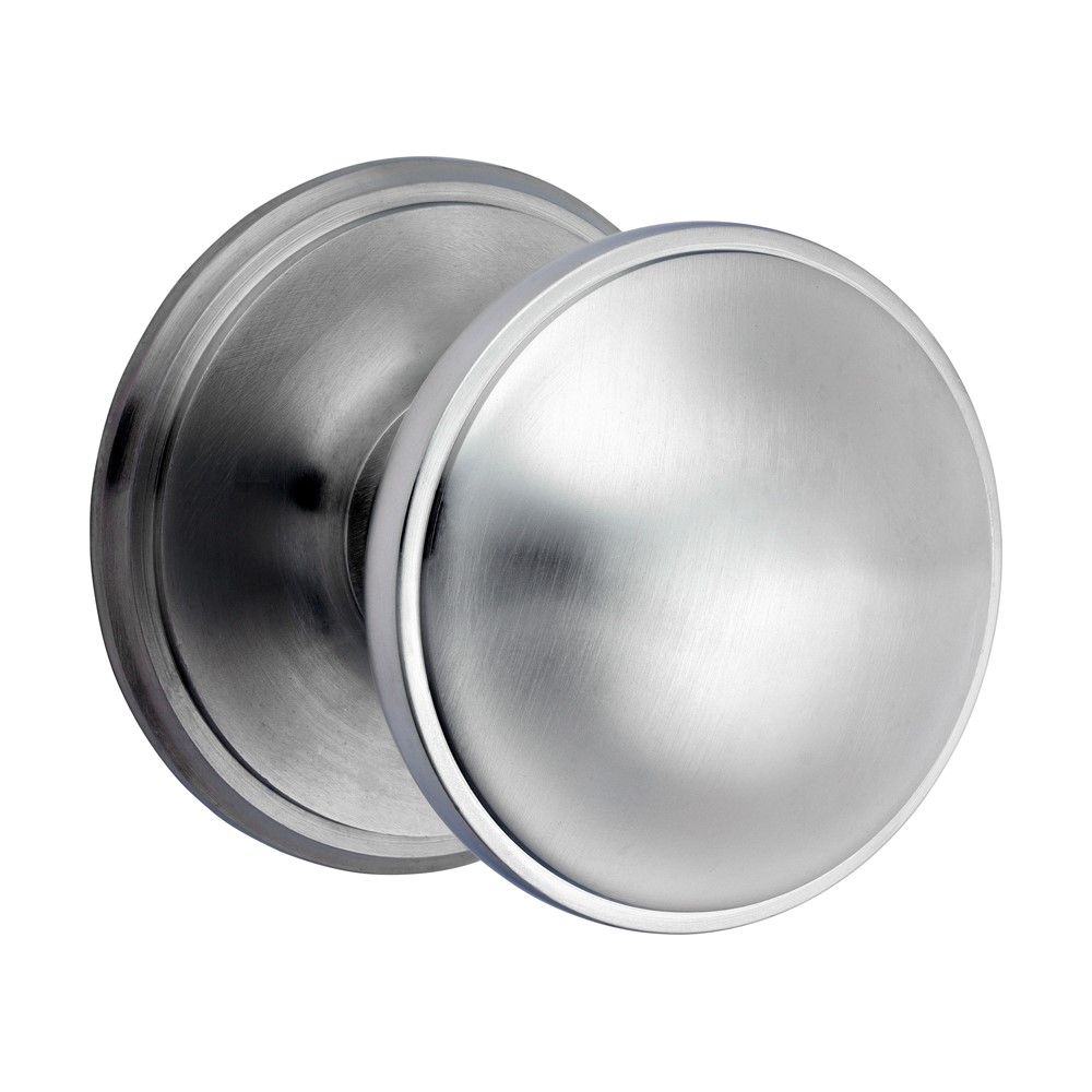 TIMCO Centre Door Knob Satin Chrome 66mm (1)