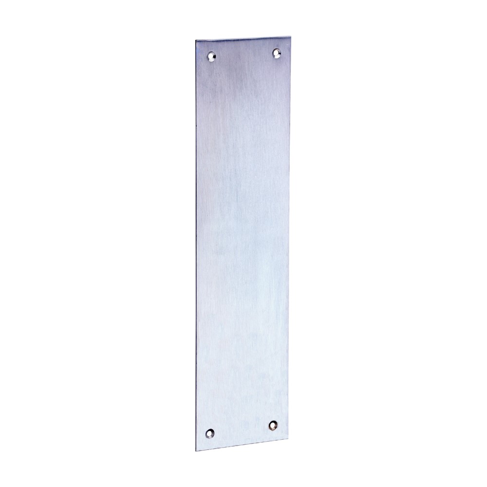 TIMCO Finger Plate Satin Chrome 305 x 76mm (1)
