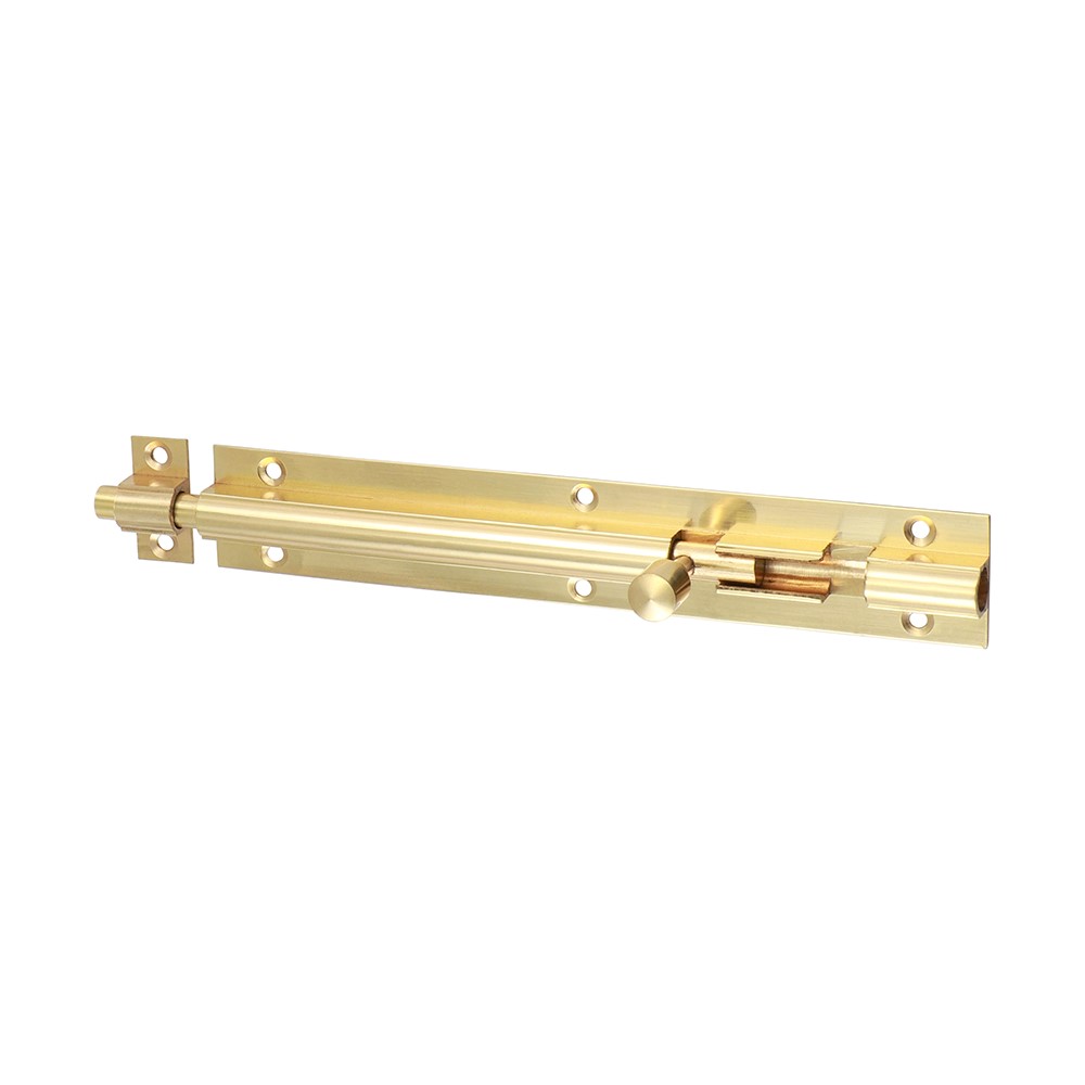 TIMCO Straight Barrel Bolt - Polished Brass 150 x 25mm