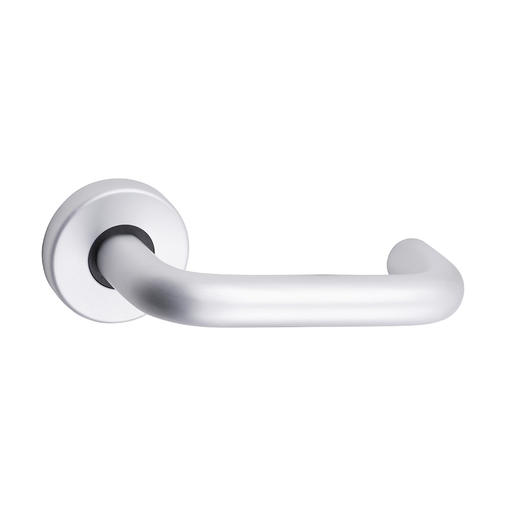 TIMCO Contractors Lever On Rose Handles - Satin Anodised Aluminium 52mm (2 Pack)