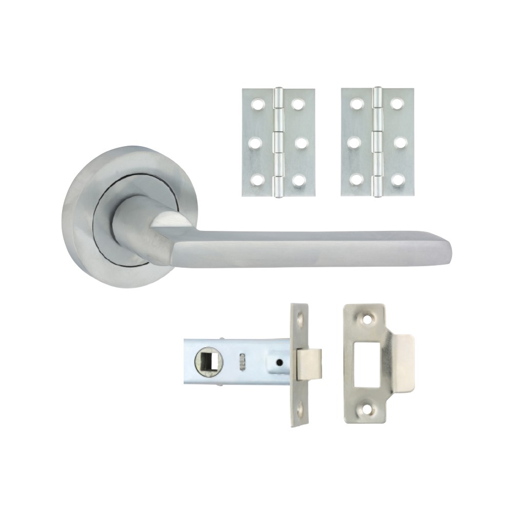 TIMCO Radmore Lever On Rose Door Pack - Satin Chrome Mixed