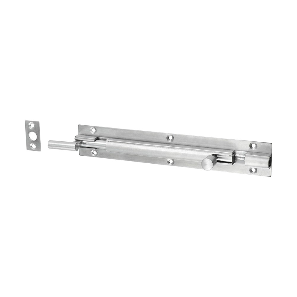 TIMCO Necked Barrel Bolt - Satin Chrome 150 x 25mm