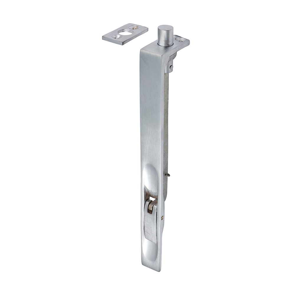 TIMCO Lever Action Flush Bolt - Satin Chrome 200 x 19mm