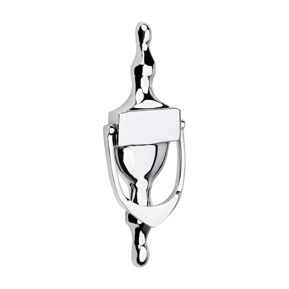 TIMCO Urn Door Knocker Polished Chrome 166 x 60mm (1)