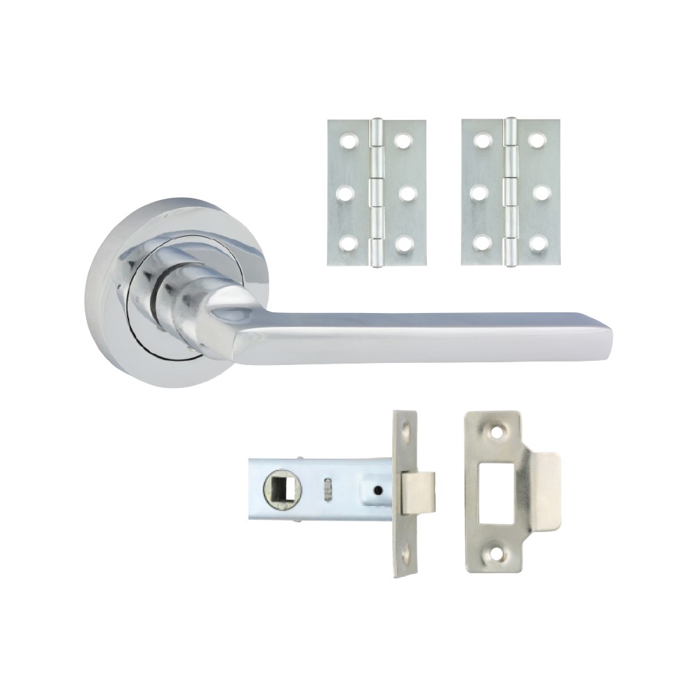 TIMCO Radmore Lever On Rose Door Pack - Polished Chrome Mixed