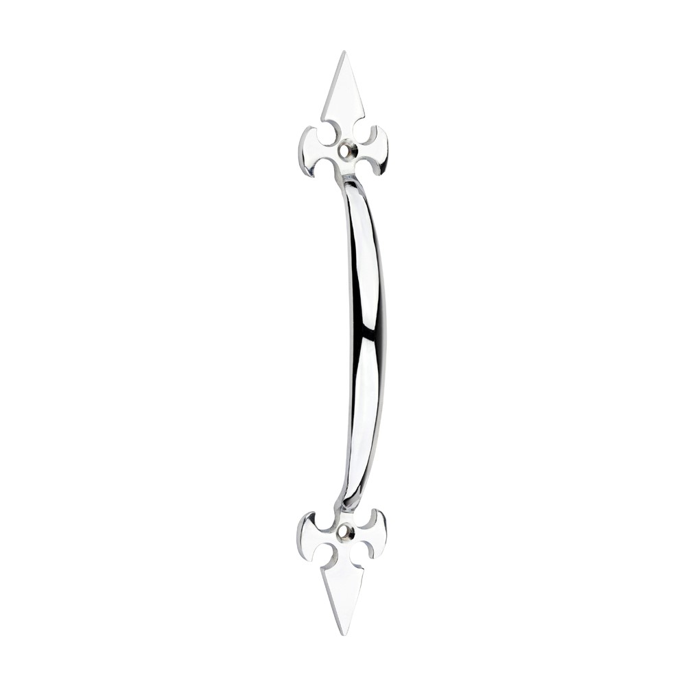 TIMCO Fleur De Lys Pull Handle Polished Chrome 178mm (1)