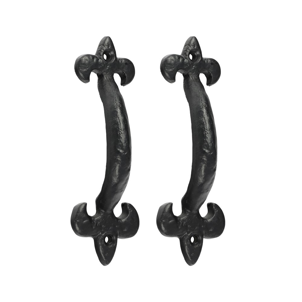 TIMCO Fleur De Lys Pull Handle - Antique Black 6