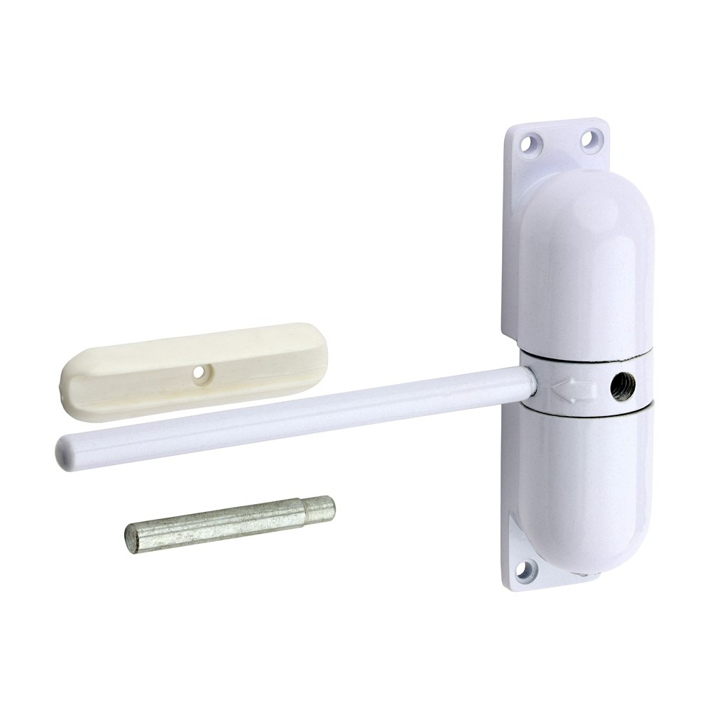 TIMCO Spring Door Closer Epoxy Coated White (1)