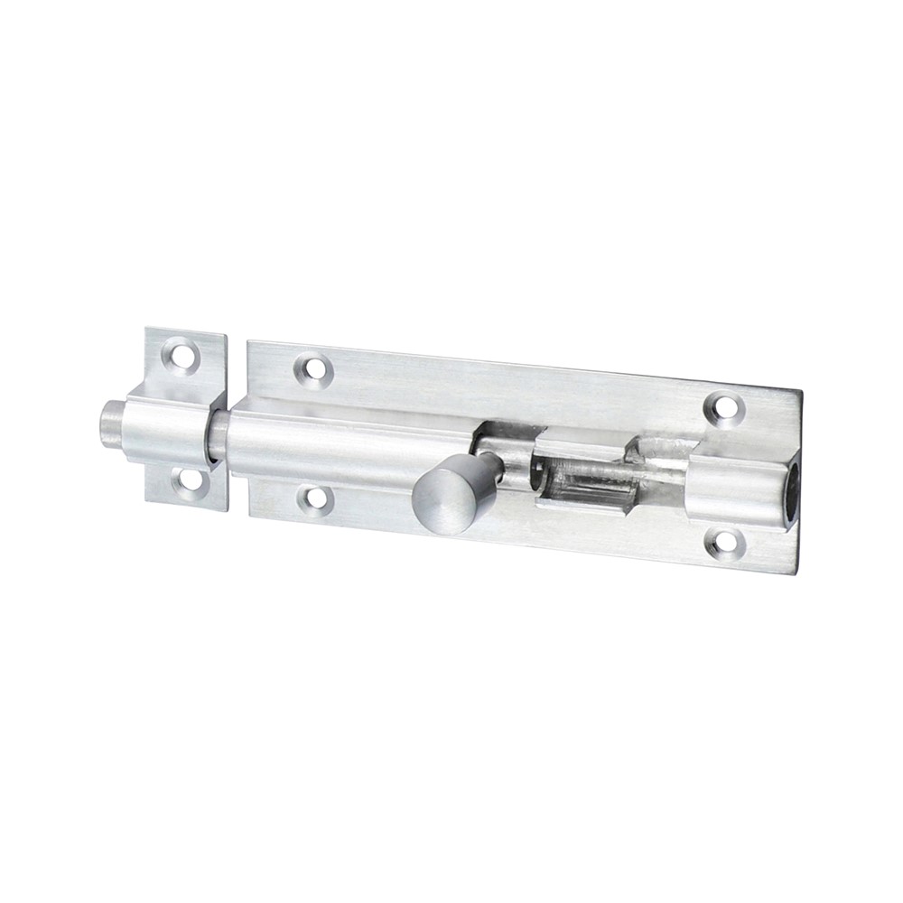 TIMCO Straight Barrel Bolt - Satin Chrome 75 x 25mm