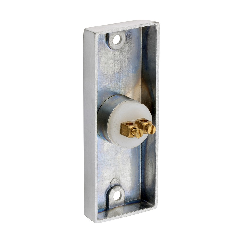 TIMCO Door Bell Satin Chrome 80 x 31mm (1)