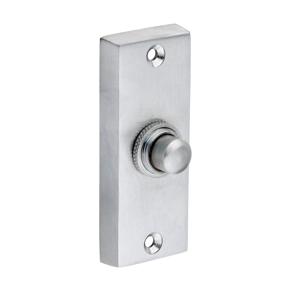 TIMCO Door Bell Satin Chrome 80 x 31mm (1)