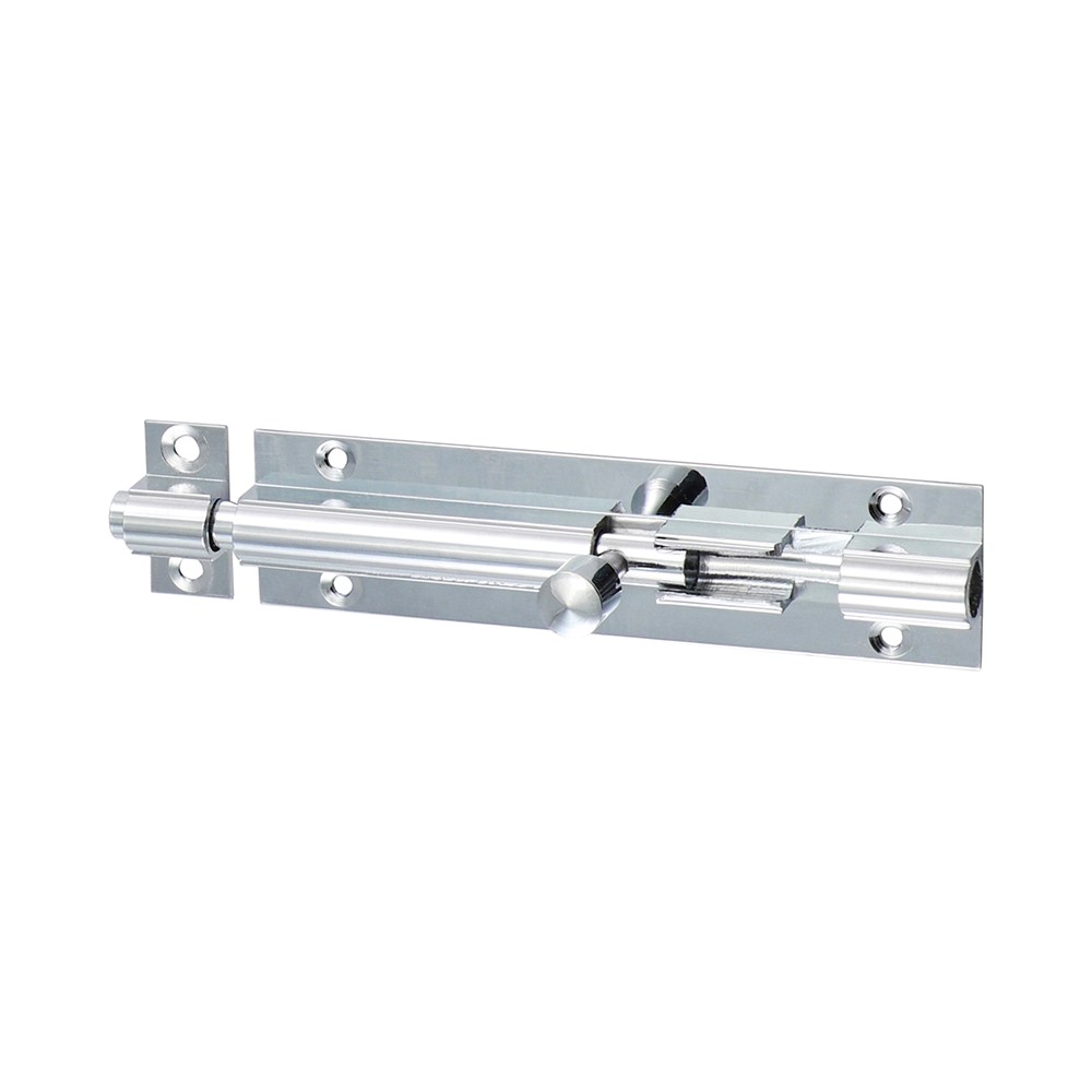 TIMCO Straight Barrel Bolt - Polished Chrome 100 x 25mm