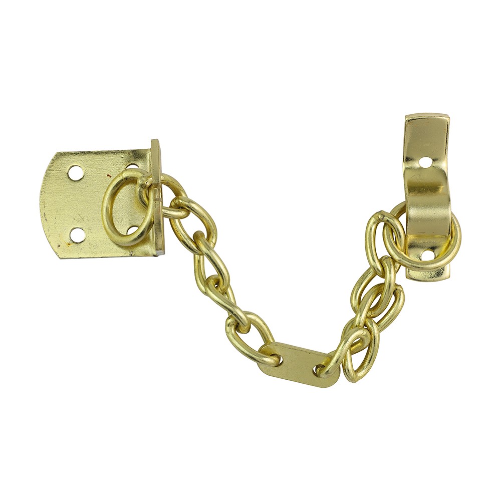 TIMCO Security Door Chain - Electro Brass 44mm