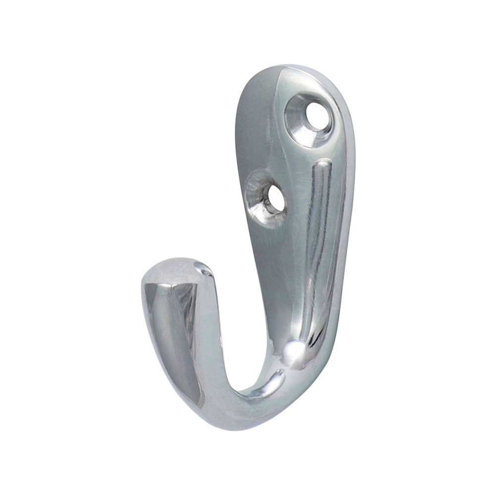 TIMCO Single Robe Hook - Polished Chrome 44 x 18mm