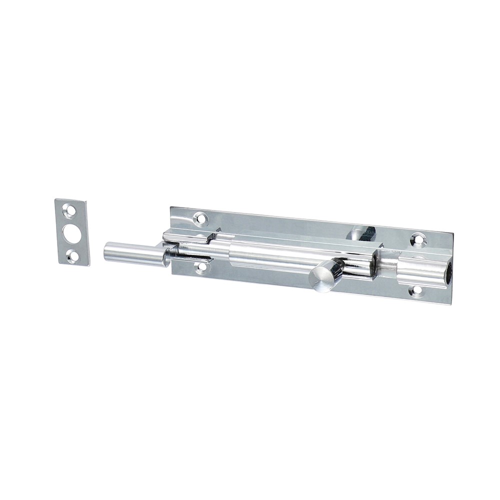 TIMCO Necked Barrel Bolt - Polished Chrome 100 x 25mm