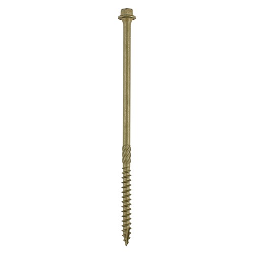 TIMCO Hex Head Timber Screws Green 6.7 x 200mm (4 Pack)