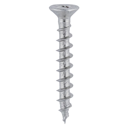 TIMCO Window Fabrication Screws - Countersunk with Ribs - PH - Single Thread - Gimlet Tip - Stainless Steel 4.3 x 16mm (1000 Pack)