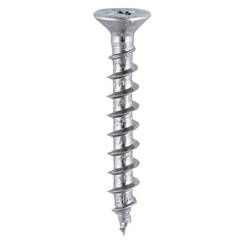 TIMCO Window Fabrication Screws - Countersunk with Ribs - PH - Single Thread - Gimlet Point - Zinc 4.3 x 20mm (1000 Pack)