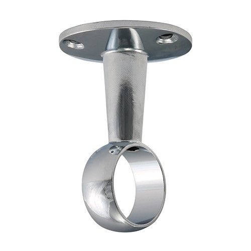 TIMCO Centre Bracket - For Round Tube - Polished Chrome 25mm