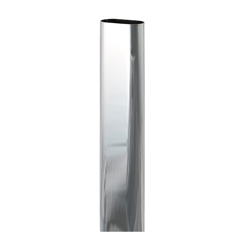 TIMCO Wardrobe Rail - Oval - Polished Chrome 30 x 15 x 2500mm (Pack of 10)