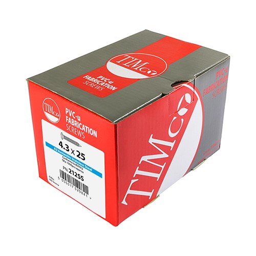 TIMCO Window Fabrication Screws - Friction Stay - Shallow Pan Countersunk - PH - Single Thread - Gimlet Tip - Stainless Steel 4.3 x 20mm (1000 Pack)
