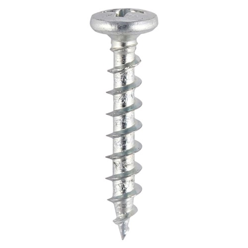 TIMCO Window Fabrication Screws - Friction Stay - Shallow Pan Countersunk - PH - Single Thread - Gimlet Point - Zinc 4.3 x 20mm (1000 Pack)