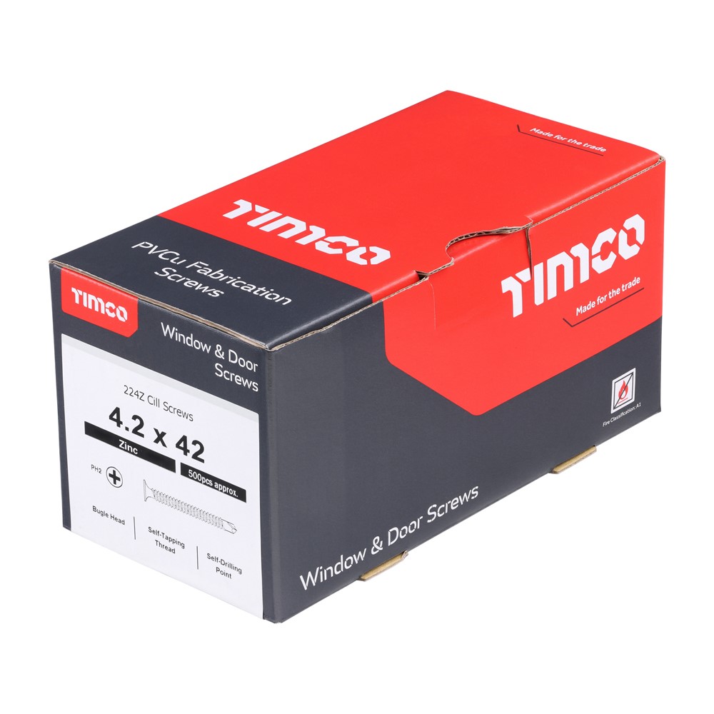Box (500) Cill Screw PH2 - BZP 4.2 x 42
