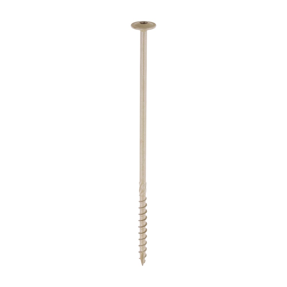 TIMCO Wafer Head Timber Screws Green 8.0 x 225mm (4 Pack)