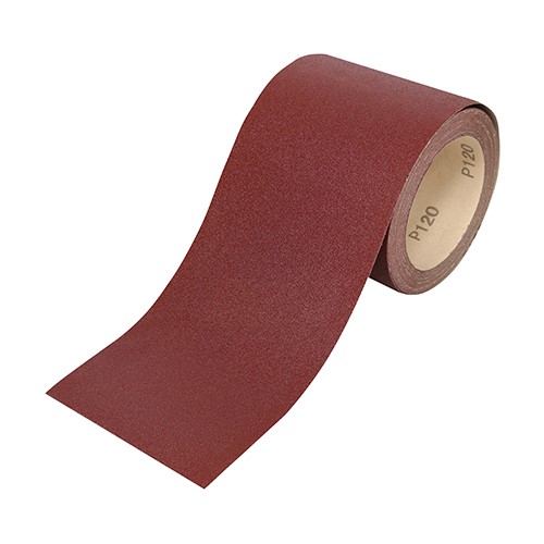 TIMCO Sandpaper Roll - 60 Grit - Red 115mm x 10m