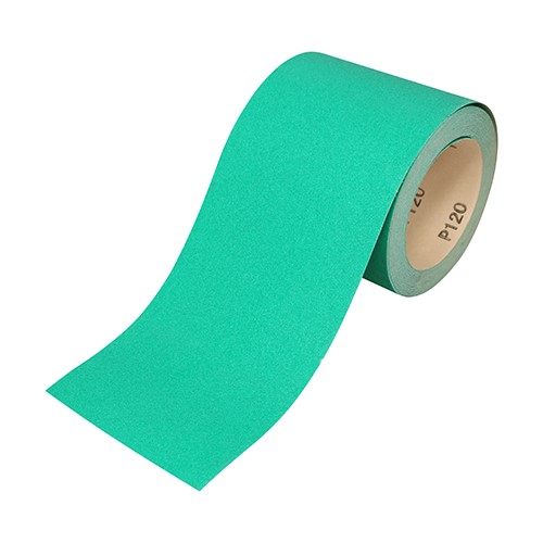 TIMCO Sandpaper Roll - 60 Grit - Green 115mm x 10m