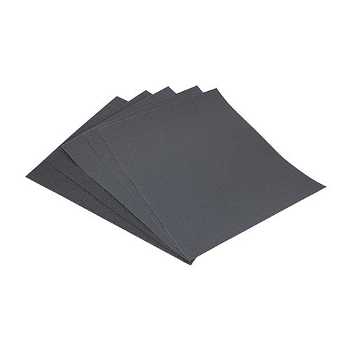 TIMCO Wet & Dry Sanding Sheets - Mixed - Black 230 x 280mm (180/320)mm (5 Pack)