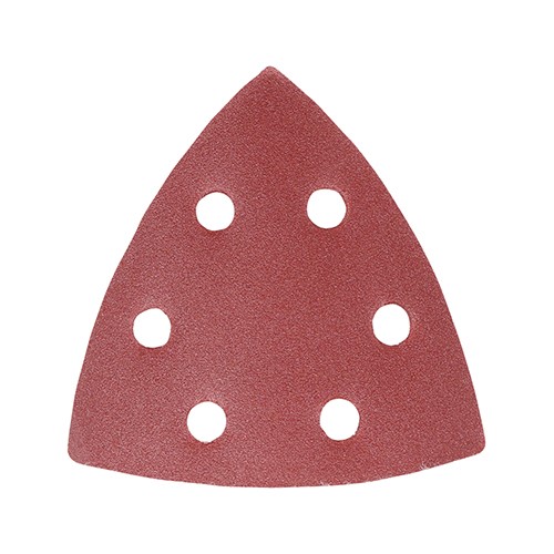 TIMCO Delta Sanding Pads - 180 Grit - Red 95 x 95mm (5 Pack)