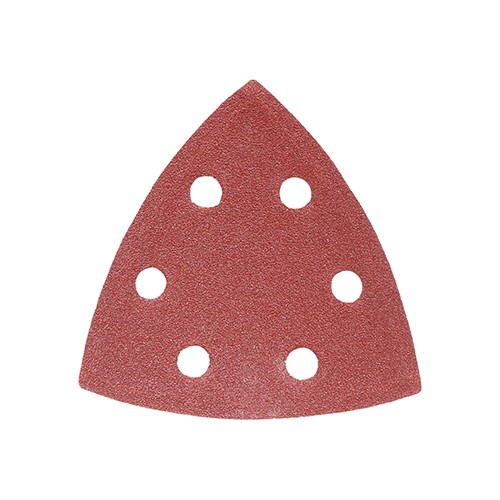 TIMCO Delta Sanding Pads - 120 Grit - Red 95 x 95mm (5 Pack)