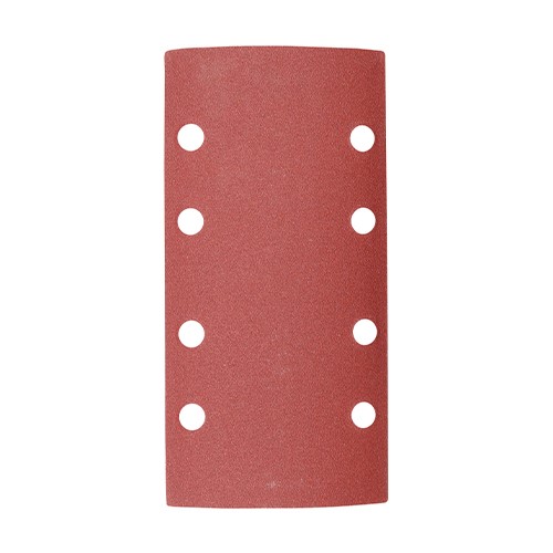 TIMCO 1/3 Sanding Sheets - 180 Grit - Red - Punched 93 x 185mm (5 Pack)