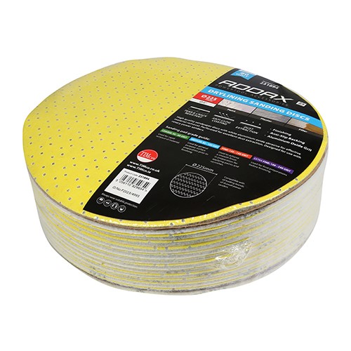 TIMCO Drylining Sanding Discs - 80 Grit 225mm (25 Pack)