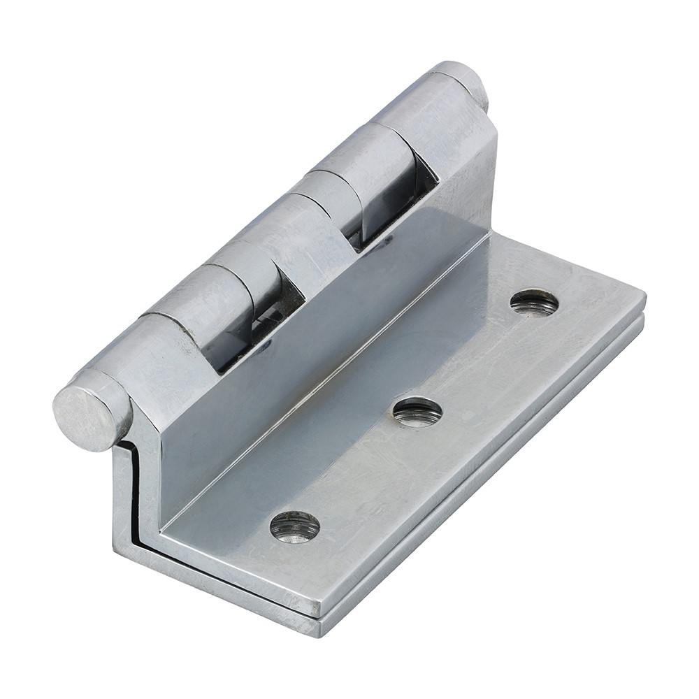 TIMCO Ball Bearing Stormproof Hinge (1951) - Solid Brass - Polished Chrome 64 x 55mm (2 Pack)