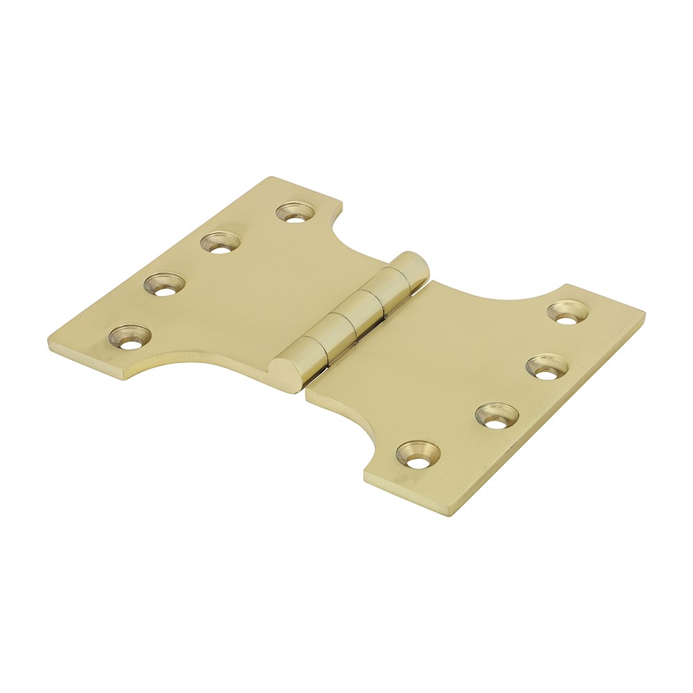 TIMCO Parliament Hinge (488) - Solid Brass - Polished Brass 102 x 125mm (2 Pack)