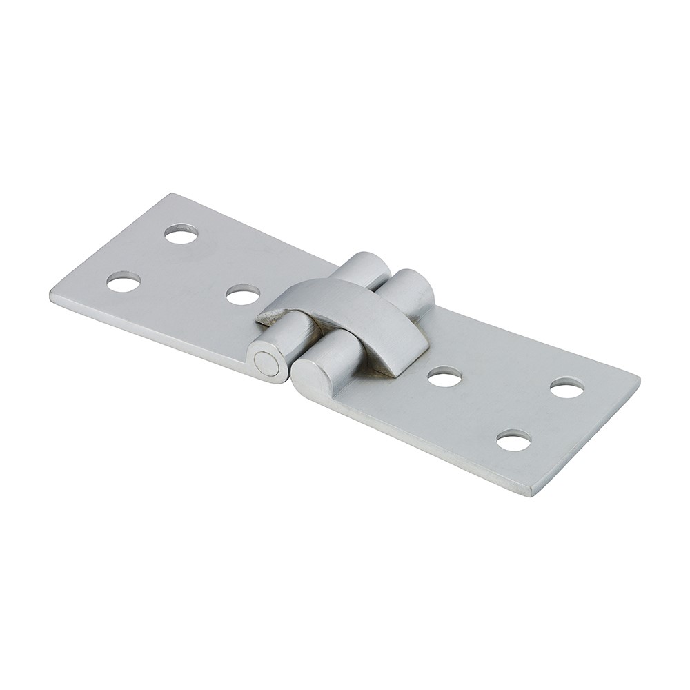 TIMCO Counterflap Hinge - Solid Brass - Satin Chrome 100 x 40mm (2 Pack)