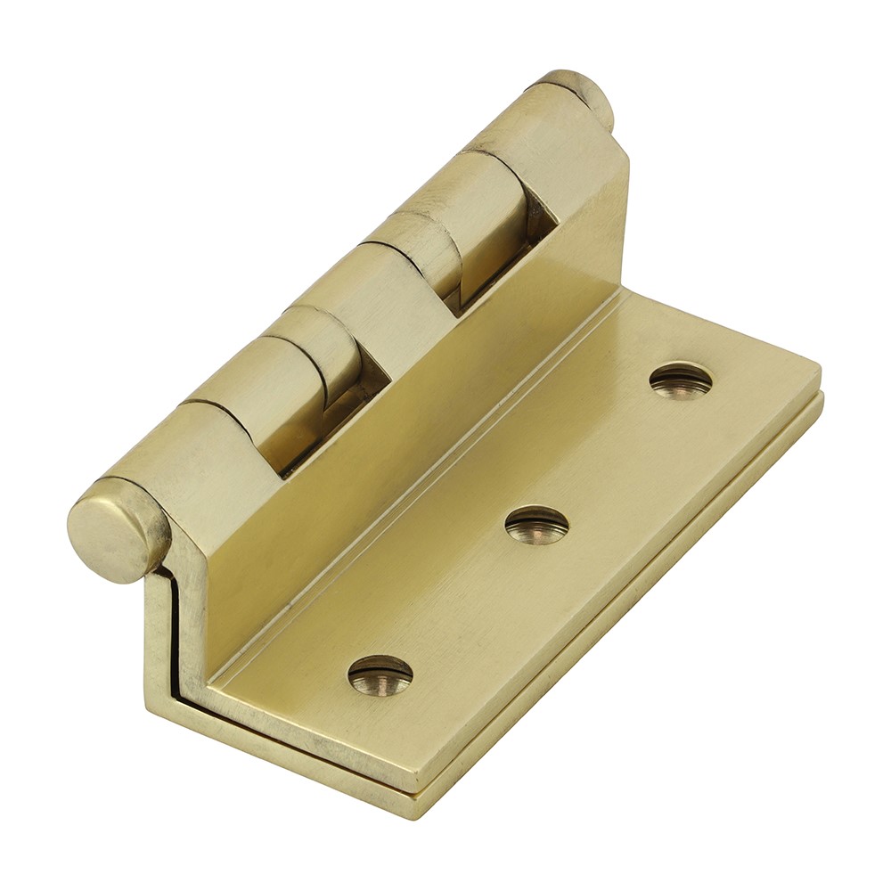 TIMCO Ball Bearing Stormproof Hinge (1951) - Solid Brass - Polished Brass 64 x 55mm (2 Pack)