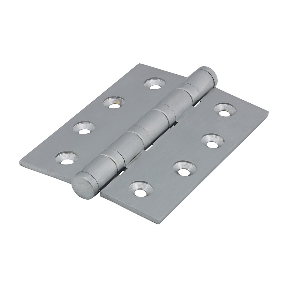 TIMCO Performance Ball Race Hinge - Solid Brass - Satin Chrome 102 x 76mm (2 Pack)