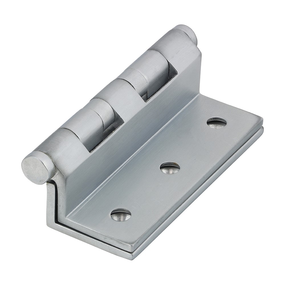 TIMCO Ball Bearing Stormproof Hinge (1951) - Solid Brass - Satin Chrome 64 x 55mm (2 Pack)