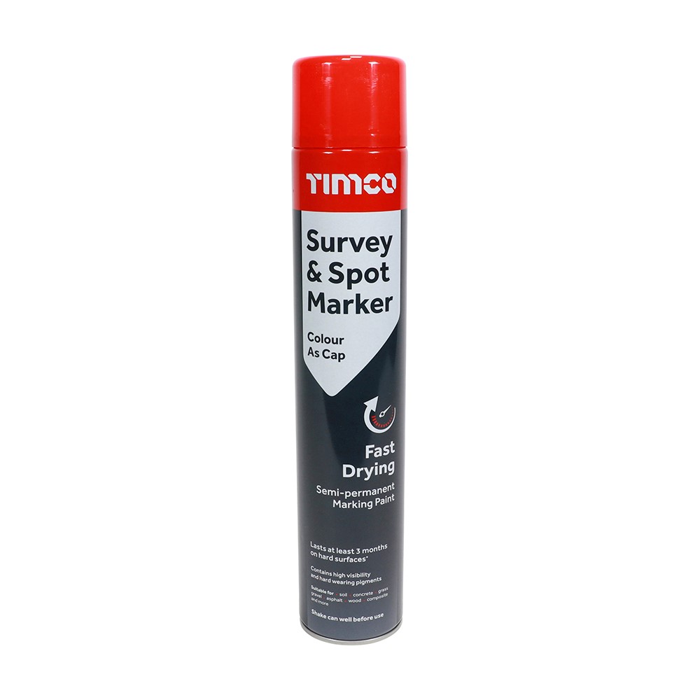 TIMCO Survey & Spot Marker - Red 750ml