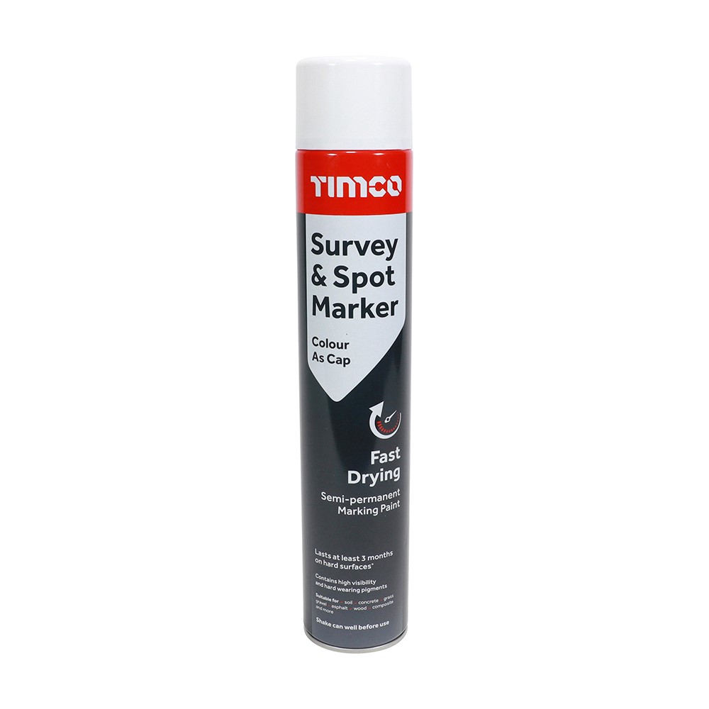 TIMCO Survey & Spot Marker - White 750ml