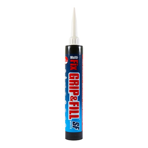 TIMCO Grip & Fill - Solvent Free - White 350ml (Pack of 12)