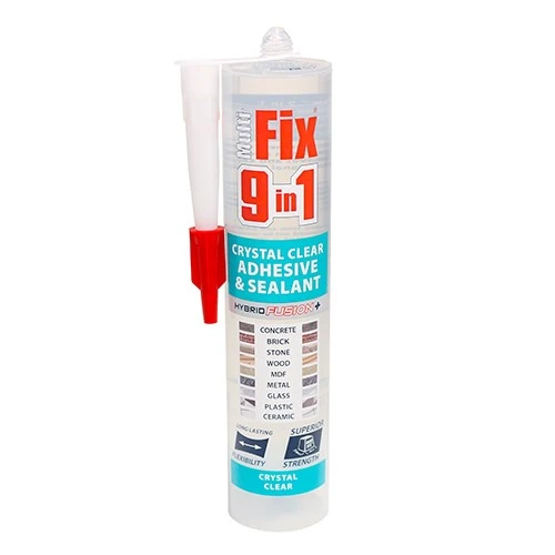 TIMCO 9 in 1 Adhesive & Sealant - Crystal Clear 290ml