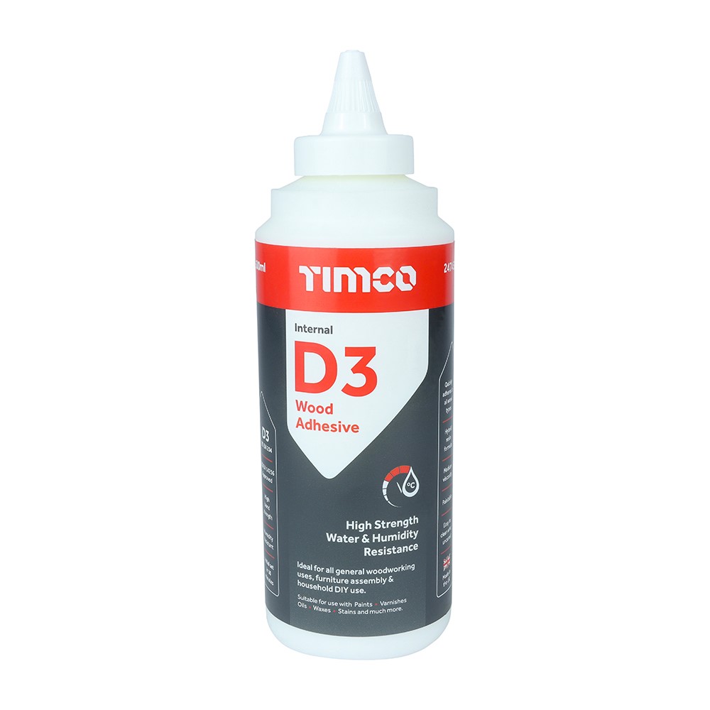 TIMCO Internal D3 Wood Adhesive 500ml