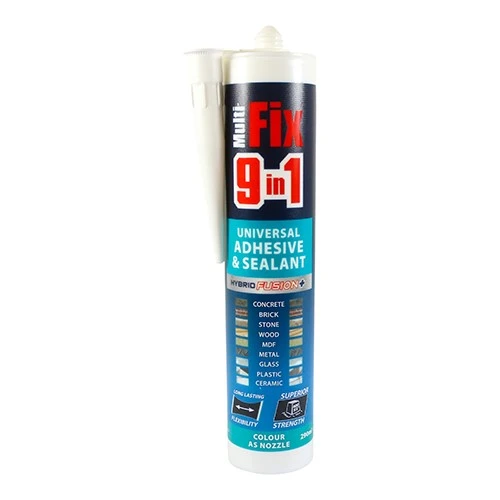 TIMCO 9 in 1 Universal Adhesive & Sealant - White 290ml