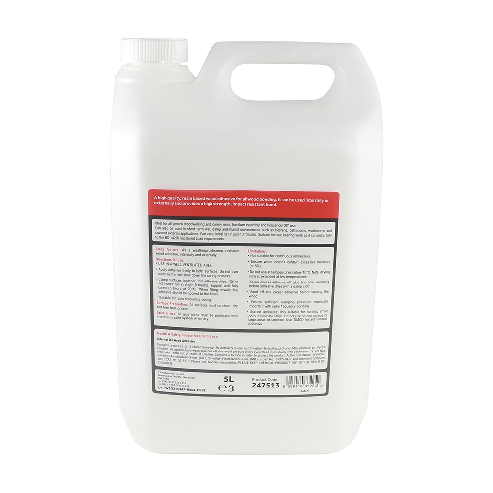 TIMCO Internal D3 Wood Adhesive 5L