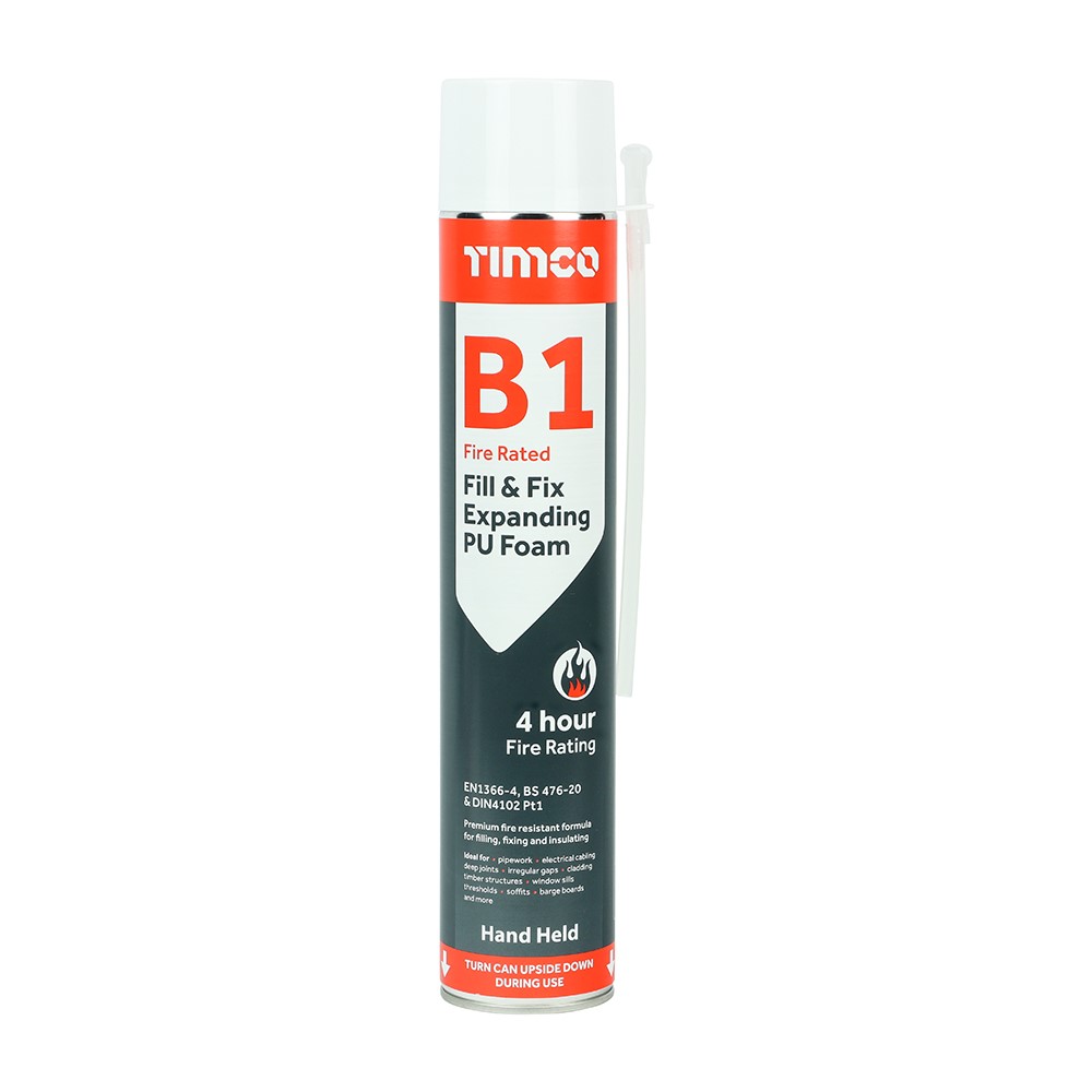 TIMCO B1 Fill & Fix Expanding PU Foam - Hand Grade 750ml