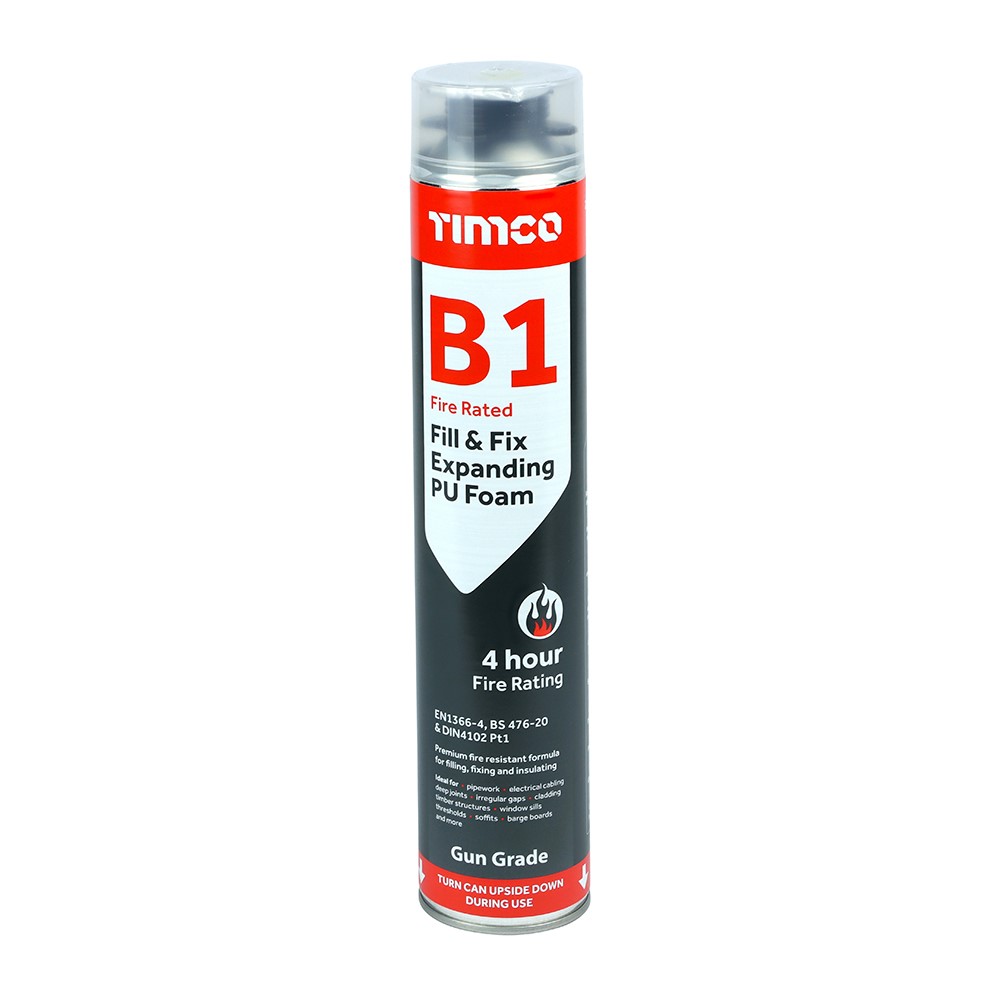 TIMCO B1 Fill & Fix Expanding PU Foam - Gun Grade 750ml